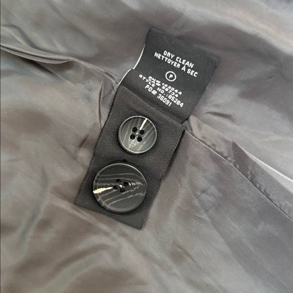 NWT 7 For All Mankind Black and Gray Plaid Wool Blend Coat Size S - Picture 10 of 10